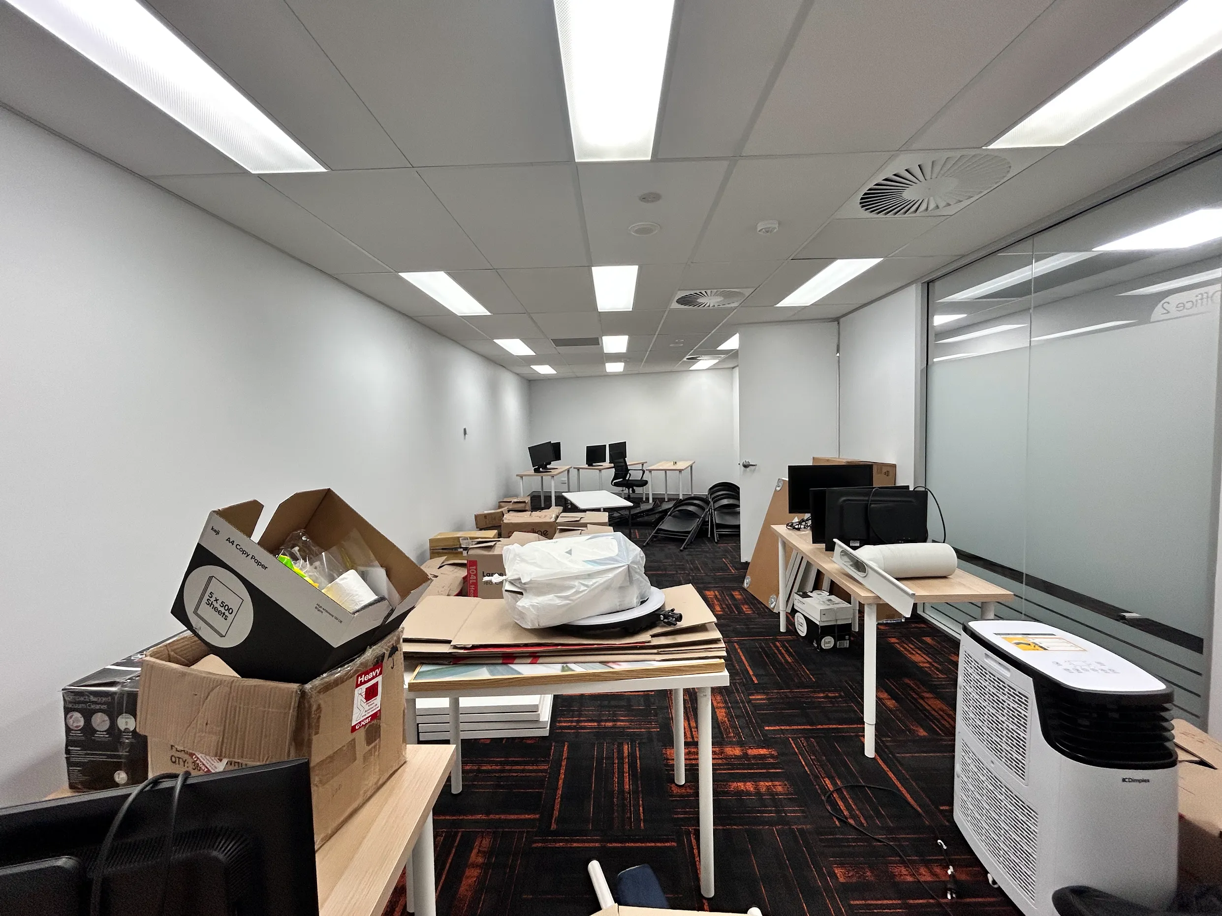 Office clearout in progress by Bin Chicken Co